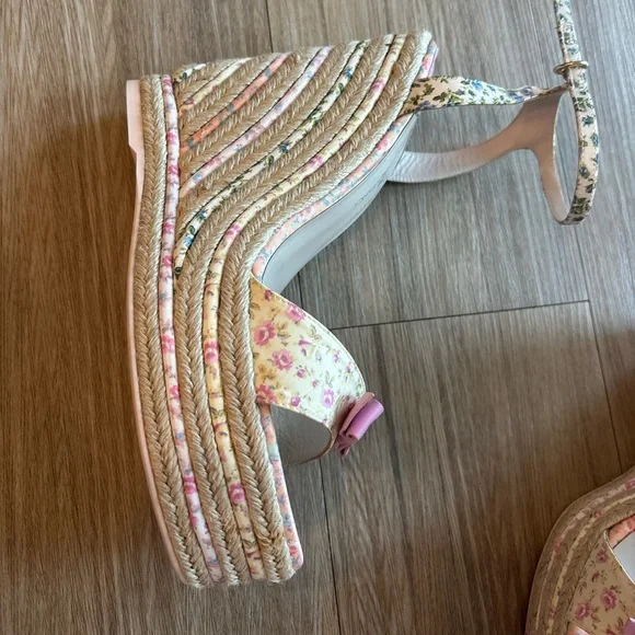 LoveShackFancy X Sophia Webster Lucita Wedges Espadrilles - Picture 5 of 10